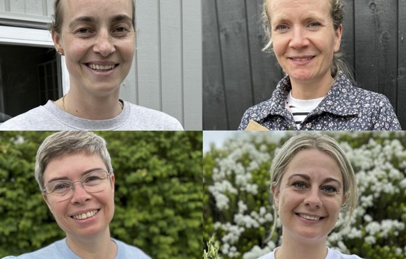 Fýra nýútbúnir heilsufrøðingar